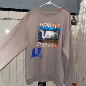 Heron Preston”Authorized A.F”fall sweatshirt-2021
